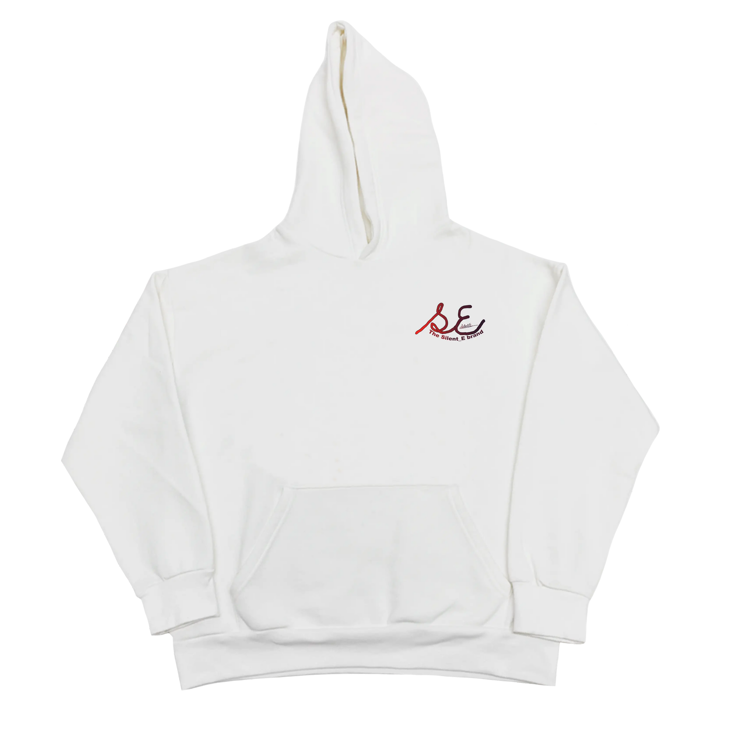 Silent_E_brand_original_logo_white_hoodie